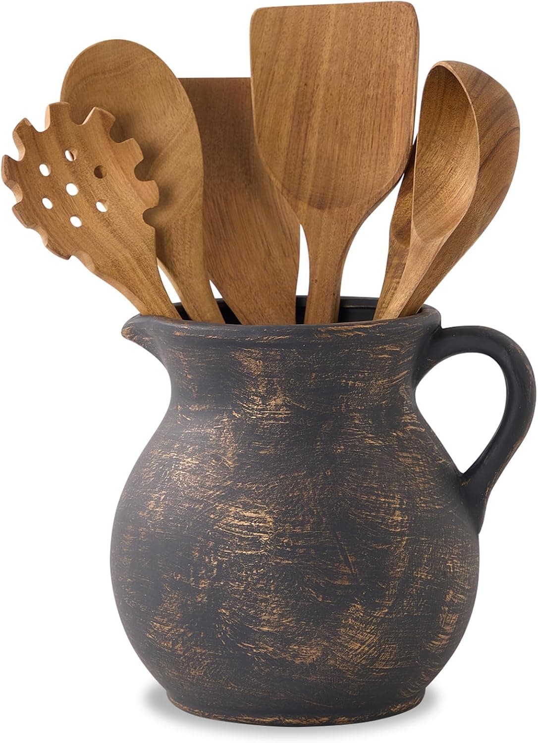 Rustic Kitchen Utensil Holder