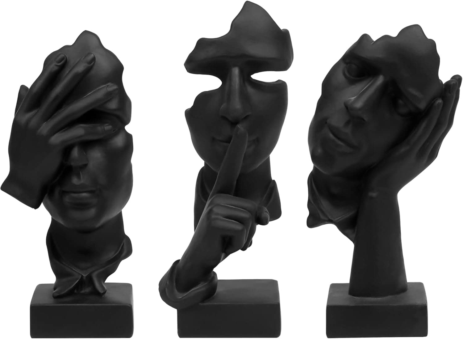 3 Pcs Thinker Statue