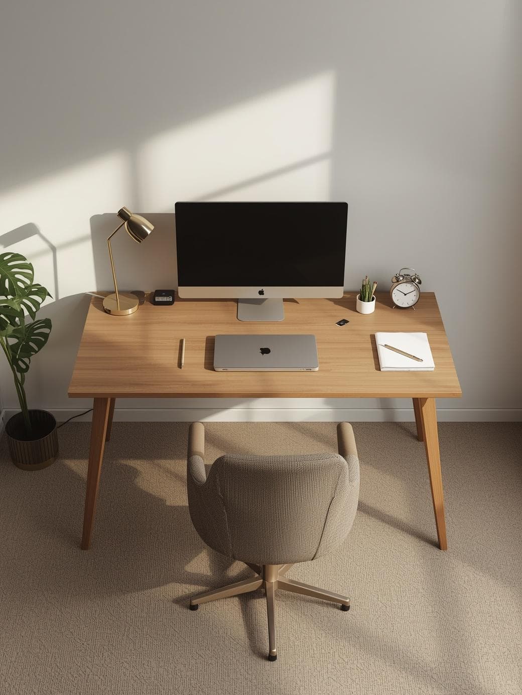 15 Minimal Home Office Ideas for a Calm and Productive Workspace